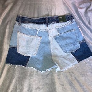 Wild Fable patchwork denim shorts size 10/ 30 waist